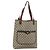 GUCCI GG Supreme Web Sherry Line Tote Bag PVC Beige Gold - vista 2