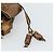 SAINT LAURENT Shoulder Bag Leather Bronze Gold - vista 10