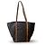 Autre Marque Borsa Shopping Louis Vuitton Marrone - vista 4