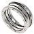 Bulgari Anello Bvlgari B.zero1 a 2 bande in oro bianco