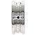 Bulgari Anello Bvlgari B.zero1 a 2 bande in oro bianco - vista 3