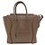 Céline Borsa a mano Celine Luggage Micro in vitello grigio Marrone