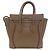 Céline Borsa a mano Celine Luggage Micro in vitello grigio Marrone - vista 2