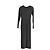 Autre Marque Federica Tosi Schwarzes Gerafftes Midikleid - Ansicht 6