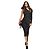 Versace Abito Midi Monospalla con Cutout Primavera 2023 - Nero