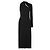 Versace Abito Midi Monospalla con Cutout Primavera 2023 - Nero - vista 2