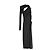 Versace Abito Midi Monospalla con Cutout Primavera 2023 - Nero - vista 9