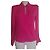 Blusa cruzada de seda Carolina Herrera Rosa