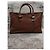 Gucci Signoria Borsa a Mano in Pelle Marrone - vista 2