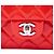 Borsa a tracolla Chanel Medium Classic Double Flap in vernice rossa Rosso - vista 5