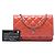 Borsa a tracolla Chanel CC matelassé in vernice rosa Wallet on Chain - vista 7