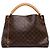 Borsa Hobo Louis Vuitton Monogram Artsy MM Marrone