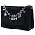 Borsa a tracolla Chanel Cocostellar Wallet on Chain in camoscio matelassé nero - vista 2