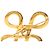 Spilla Infinito Chanel CC placcata oro D'oro - vista 4