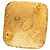 Spilla Chanel CC placcata oro con diamanti D'oro - vista 3