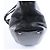 Borsa a tracolla Chanel Coco Mark Line in pelle caviar nera Nero - vista 10