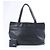 Borsa a tracolla Chanel Coco Mark Line in pelle caviar nera Nero - vista 14