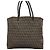 Borsa Fendi Roll Bag in tela monogram marrone