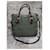 Prada Borsa in nylon verde e pelle - vista 2