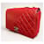 Borsa Chanel Medium Coco Boy Flap in pelle di vitello invecchiata lucida matelassé rossa Rosso - vista 3