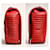 Borsa Chanel Medium Coco Boy Flap in pelle di vitello invecchiata lucida matelassé rossa Rosso - vista 5