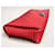 Borsa Chanel Medium Coco Boy Flap in pelle di vitello invecchiata lucida matelassé rossa Rosso - vista 6