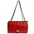 Mademoiselle Borsa Chanel 2.55 Reissue Medium Puzzle in pelle verniciata rossa Rosso - vista 4