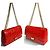 Mademoiselle Borsa Chanel 2.55 Reissue Medium Puzzle in pelle verniciata rossa Rosso - vista 6
