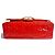 Mademoiselle Borsa Chanel 2.55 Reissue Medium Puzzle in pelle verniciata rossa Rosso - vista 9