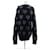 Saint Laurent Maglione nero cuori blu  - vista 2