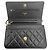 Timeless Portafoglio a catena Chanel AP0250 Matelassé Nero D'oro - vista 11