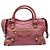 Borsa a mano Balenciaga Mini City in pelle rosa - vista 2