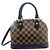 Borsa a tracolla Louis Vuitton Damier Alma BB Marrone Damier ebene