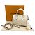 Louis Vuitton Speedy Bandoulière 25 Boston Bag Beige Crudo - vista 14