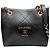 Bolso de hombro Chanel de piel de cordero con cadena Negro