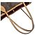 Borsa Tote Louis Vuitton Monogram Neverfull MM Marrone Rosa Monogramma - vista 10