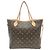 Borsa Tote Louis Vuitton Monogram Neverfull MM Marrone Rosa Monogramma - vista 2