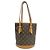 Saco Tote Louis Vuitton Monogram Bucket PM M42238 Marrom Monograma - vista 2