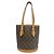 Saco Tote Louis Vuitton Monogram Bucket PM M42238 Marrom Monograma - vista 3