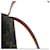 Céline Borsa a tracolla CELINE Triomphe Clutch Taboo Marrone - vista 9