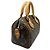 Borsa Louis Vuitton Speedy Bandoulière 20 Marrone Monogramma - vista 3