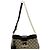 Borsa a tracolla piccola in pelle GUCCI GG Supreme Padlock Nero Beige - vista 9