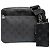 Bolso de hombro Louis Vuitton Monogram Eclipse Castaño Negro Monograma