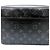 Bolso de hombro Louis Vuitton Monogram Eclipse Castaño Negro Monograma - vista 2
