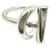 Hermès Anello Hermes Echappé Silver Band Ring Argento - vista 2
