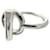 Hermès Anello Hermes Echappé Silver Band Ring Argento - vista 3
