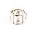 Gucci Modernist Band Ring Silber