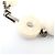Collana a Sfere Logo Vintage Chanel Bianco - vista 4