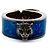 Gucci Garden Ring Katzenkopf SV925 Silber Blau