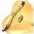 Broche de lapela Chanel 93P Coco Mark Heart Dourado - vista 4